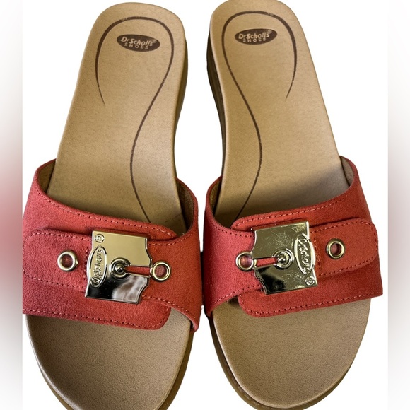 Dr. Scholl's Women's Originalist Slide Sandals in Coral red size 6 - Picture 4 of 9
